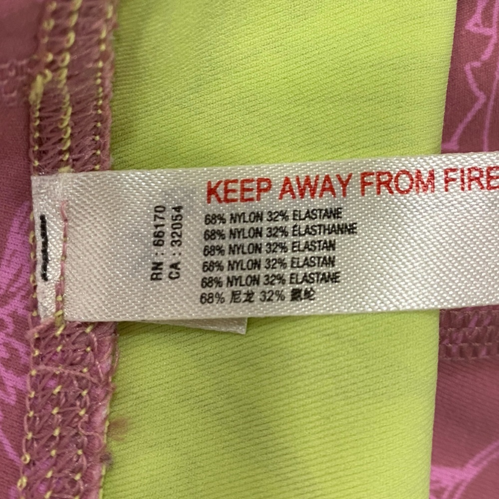🌟FREE PEOPLE MOVEMENT🌟 ELECTRIC LIME FIRED UP BIKE SHORTS YELLOW/PINK SZ M - Picture 6 of 6